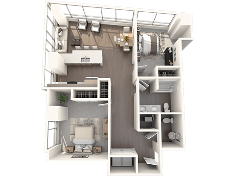 NoBe Market Loft L13 Floor Plan